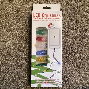 LED Christmas light bulb iPhone charger